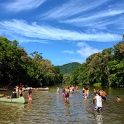 Canoagem no Rio Jaguareguava